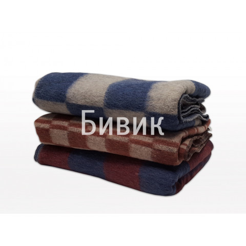 Одеяло п/ш Шуя 70% шерсть 100х140 детское 400г/м2